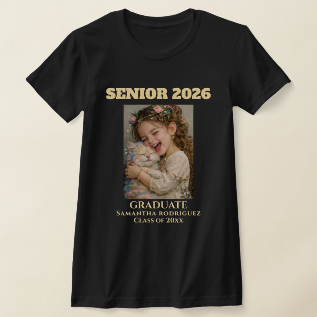 Camiseta de Formatura com Foto Personalizada da Tu (Postura )