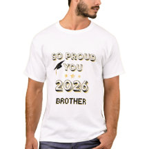 Camiseta de Formatura da Turma de Irmãos Orgulhoso