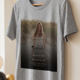 Camiseta de Formatura Personalizada com Nome e Fot