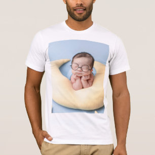 Camiseta de Foto de Bebê Fofa