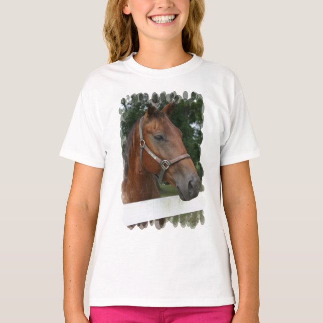 Camiseta de Foto de Cavalo Quarto (Frente)