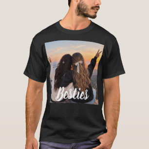 Camiseta de Foto Melhores Amigas Para Sempre