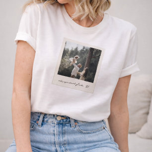 Camiseta de Foto Polaroid   Arte Retro Vintage Per