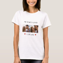 Camiseta de Foto Romântica – Presente do Dia dos N