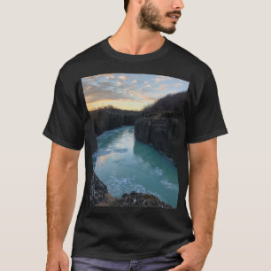 Camiseta de Fotografia da Natureza do Rio da Monta