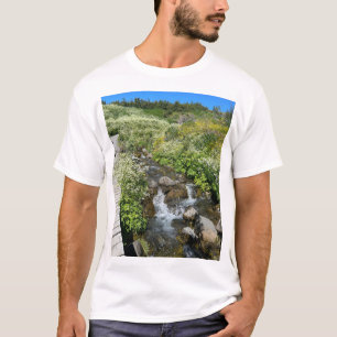 Camiseta de Fotografia da Natureza do Rio da Monta
