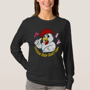 Camiseta de Frango Cabelo Não Liga – Amor Engraçad