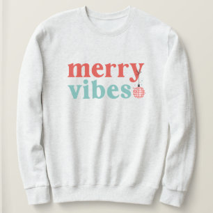 Camiseta de frio natalícia com vibrações alegres r