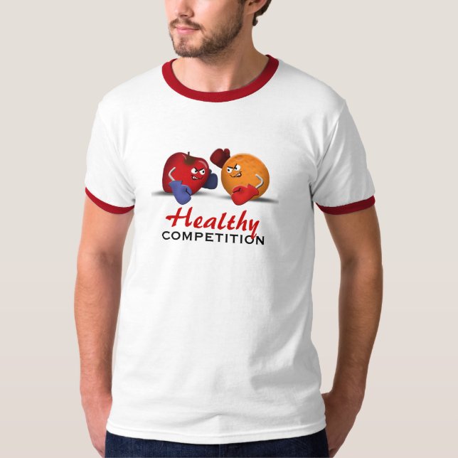 Camiseta de Fruta de Boxing para Competição Saudáv (Frente)