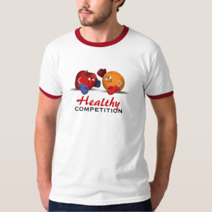 Camiseta de Fruta de boxing saudável para competi