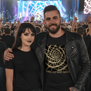 Camiseta de Fusão de Arte e Música - Continue em E