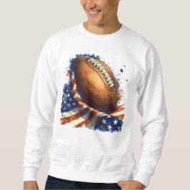 Camiseta de Futebol Americano Masculina Patriótica