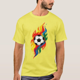 Camiseta de Futebol Color Splash | Arte Vibrante d