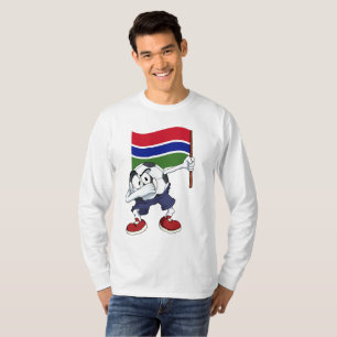 Camiseta de Futebol com Dabbing da Gâmbia