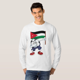 Camiseta de Futebol com Dabbing da Jordânia