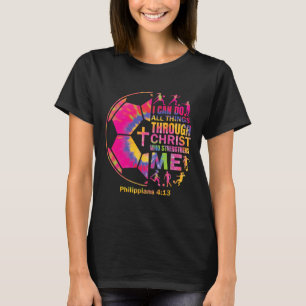 Camiseta de Futebol Cristã para Meninas Adolescent