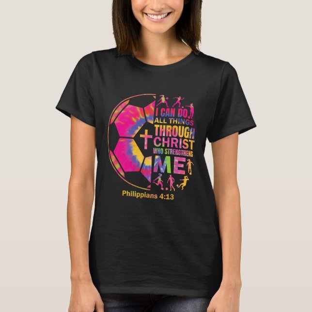 Camiseta de Futebol Cristã para Meninas Adolescent (Frente)