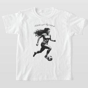 Camiseta de Futebol Divertida e Motivacional