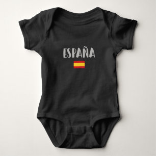 Camiseta de Futebol Fã de Espanha Bandeira