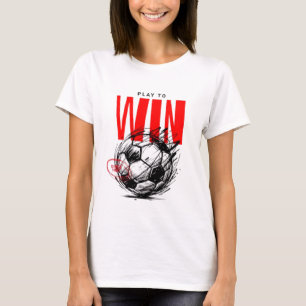 Camiseta de Futebol Feminina Play to Win - Inspira