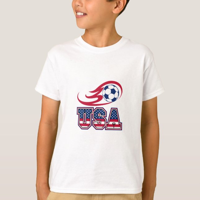Camiseta de Futebol Infantil Personalizada – Nome  (Frente)