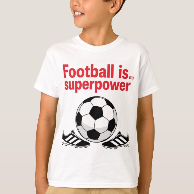 Camiseta de futebol para crianças  (Frente)