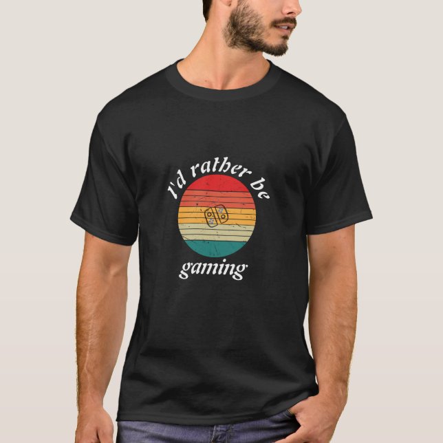 camiseta de gaming engraçada vintage com texto bra (Frente)