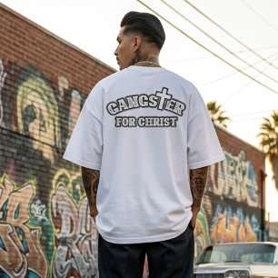 Camiseta de Gangster Personalizada para Cristo