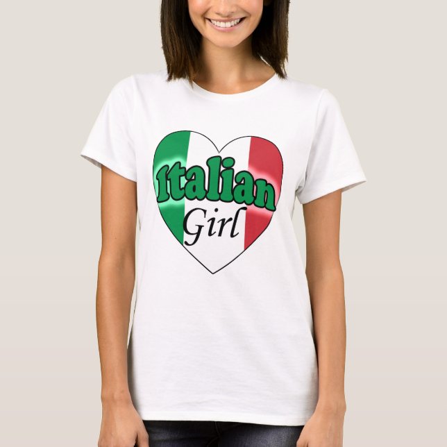 Camiseta de Garota Italiana (Frente)