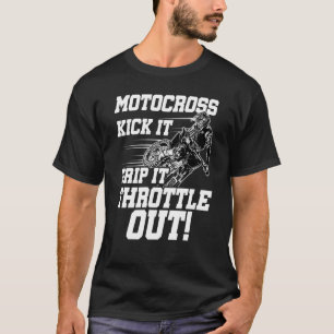Camiseta Dê gás Segure o Controle Dê Réde Motoqueiro de Ter