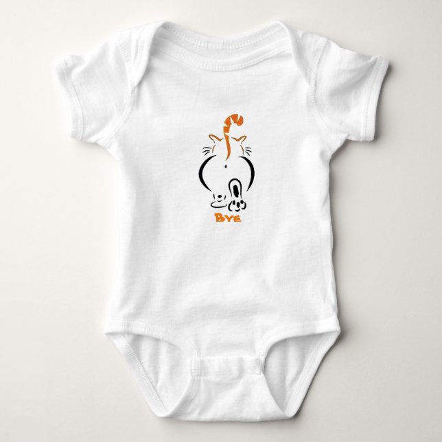 camiseta de gato adeus (Frente)