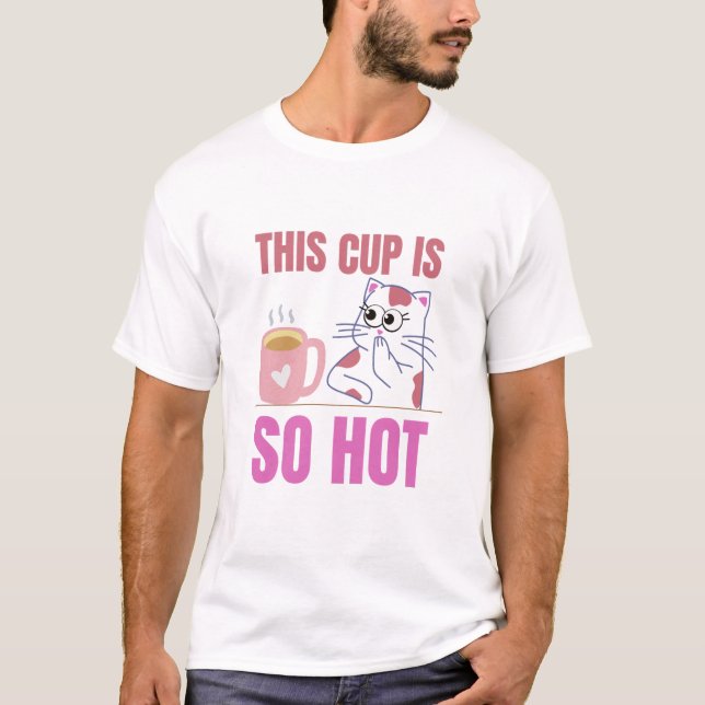 Camiseta de gato café (Frente)