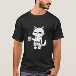 Camiseta de gato café - Para café e amantes de gat