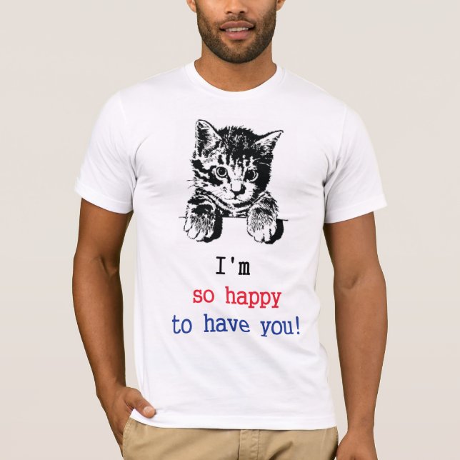camiseta de gato camisetas de gato-pai engraçadas (Frente)