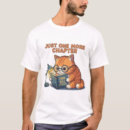 Camiseta de Gato de Um Capítulo a Mais para Amante