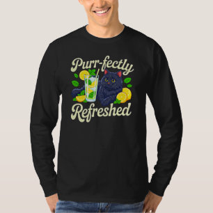 Camiseta de Gato de Verão - Perfeitamente Revigora