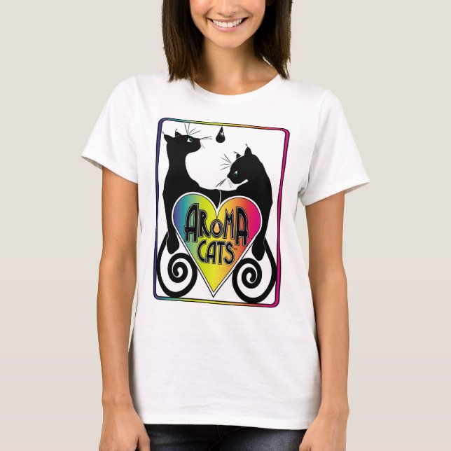 Camiseta de gato-do-américo (Frente)