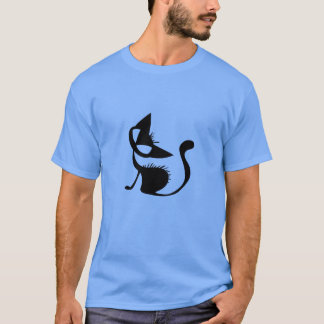 Camiseta de gato e camiseta de homem e criança T-S