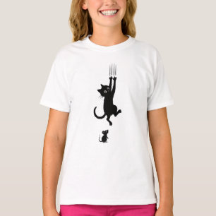 Camiseta de Gato e Rato - Camiseta Engraçado de Ca
