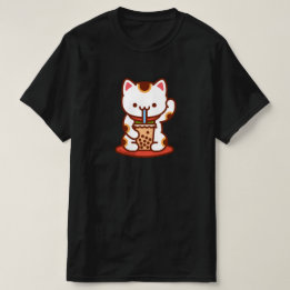 Camiseta de gato engraçada - MANEKI-NEKO BOBA KIT-
