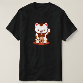 Camiseta de gato engraçada - MANEKI-NEKO BOBA KIT-