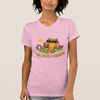 Camiseta de Gato Engraçado na Praia – Patas Relax