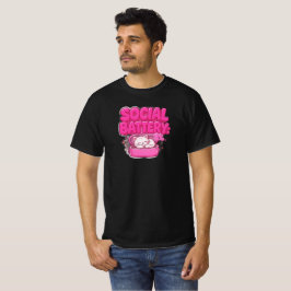 Camiseta de Gato Introvertido Engraçado Bateria So