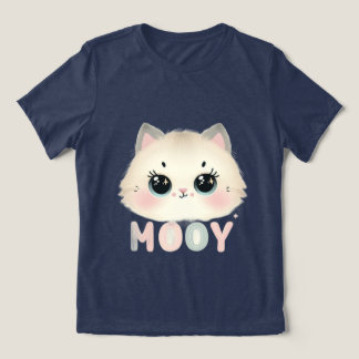 camiseta de gato para meninas e mulheres