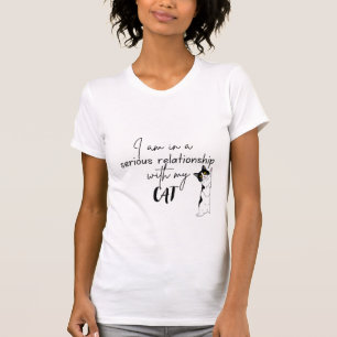 camiseta de gato para moça de gato