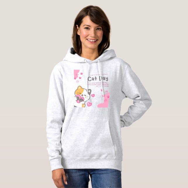 Camiseta de gato para mulheres (Frente Completa)