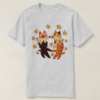 Camiseta de Gatos Dançantes Fofos – Presente Diver
