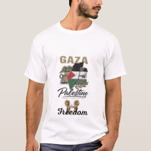 Camiseta De Gaza para o mundo — a força vive aqui