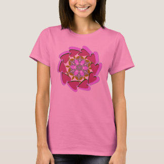 Camiseta de Geometria do Seguindo seu Coração