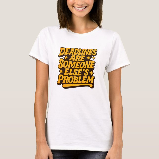 Camiseta de Gerente de Escritório Aposentado Prese (Frente)